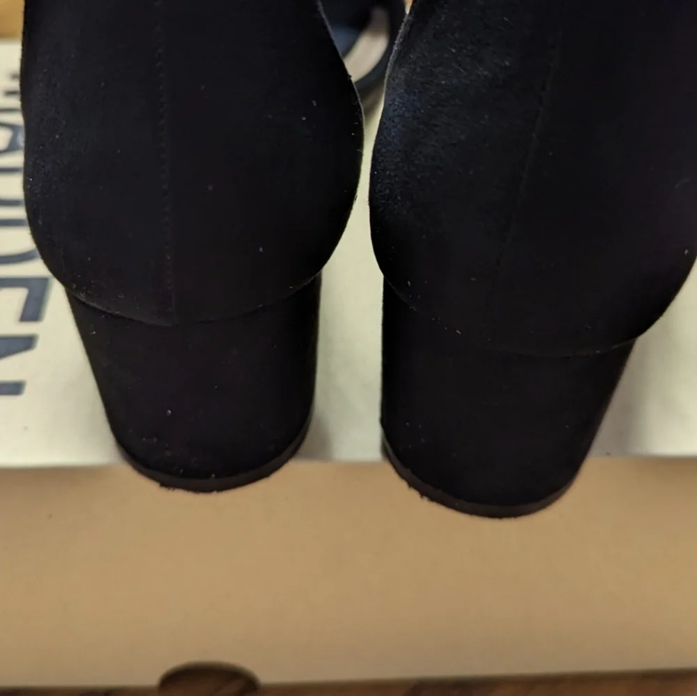 Elegant Madden NYC Black rhinestone heels - Picture 2 of 5